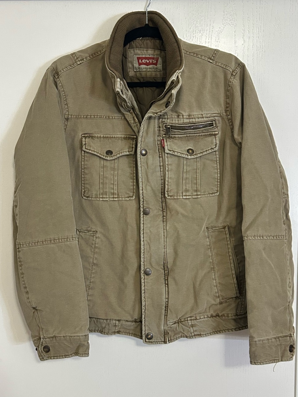 Levi's Men's Olive Military Field Jacket